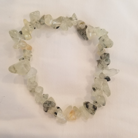 8 Tumbled Stone Stretch Bracelets - Picture 3 of 9